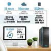 GREED® Ultra Pc - Computer fisso per ufficio - Intel Core Anteprima dell’immagine prodotto 3