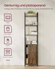 VASAGLE Bücherregal, 6 Ebenen, Regal, Standregal mit Türen, Produktbild-Vorschau 5
