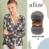 Alize 5x 100g Angora Gold Simli Wolle mit Glitzer, Uni, Produktbild-Vorschau 2