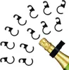 Sektflaschenclip Fontänenhalterung (ohne Fontäne) 12 Stück schwarz Universalhalterung für Flaschen Einsatz in Diskotheken Bars Restaurants Geburtstag Party-Zubehör Hochzeit Produktbild-Vorschau