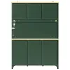 Flieks LED Hochschrank mit Lichtsystem, PE Rattan Schrank Produktbild-Vorschau 9