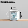 Trendation - Angler Fischer Emaille Tasse Geschenk Produktbild-Vorschau 4