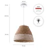 Pendelleuchte Esstischlampe Esszimmer Korb Optik 1,5m Produktbild-Vorschau 4