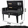 Tragbarer Koffergrill Faltbar – Holzkohle-Gartengrill & Produktbild-Vorschau 5