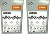 Stihl 2x 1/4" Picco Micro 3 (PM3) Sägekette 30 cm 1/4" P Produktbild-Vorschau 1