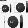Diagrams showing the dimensions of weight plates. Náhled obrázku produktu