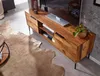 FineBuy Lowboard Sheesham Massivholz 147x51x38 cm Produktbild-Vorschau 5