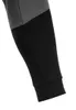 A close-up view of the lower part of a pair of pants, showing the fabric texture and color blocking. Podgląd zdjęcia produktu