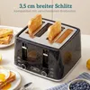 Sada rychlovarné konvice a toustovače HOMCOM se zásuvkou na Náhled obrázku produktu 8