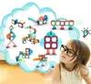 Malplay Magnetické 3D stavebnice a svítící kuličková dráha Náhled obrázku produktu 5