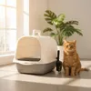 Katzenklo faltbar geschlossene toilette mit Schaufel Leicht Produktbild-Vorschau 10