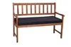 Coussin de banc de jardin 160x60x7 Noir, Coussin de jardin Voir les images du produit 6