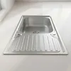 lavello da cucina in acciaio inox 72CM, destro, da incasso Anteprima dell’immagine prodotto 9