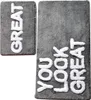 Mijolnir, Great - Grey, Badematten, Mehrfarbig, Acryl, 60 x Produktbild-Vorschau 3