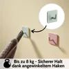 DEKAZIA® 4 Kleiderhaken Kinder orange | Garderobenhaken Produktbild-Vorschau 4