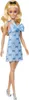 Barbie Fashionistas Puppe, Blaues Neckholder-Kleid mit Produktbild-Vorschau 2