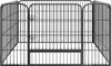 Enclos pour chien 125 x 85 x 70 cm - gris Voir les images du produit 1