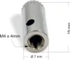 Drahtseilhalter / Gripper 10, Innengewinde M4, seitlicher Produktbild-Vorschau 3