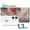 NALIA 2x ochranné sklo na fotoaparát pro iPhone 16, Náhled obrázku produktu 3