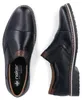 Rieker Herren-Slipper Schwarz-Kastanien-Braun, Produktbild-Vorschau 16
