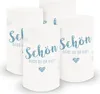 itenga 6x Windlicht klein Schön dass du da bist, nordic Produktbild-Vorschau 1