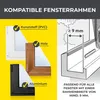 Zanzariera EASYmaxx - fino a max. 110x130cm - nastro velcro Anteprima dell’immagine prodotto 6