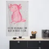 Mr. & Mrs. Panda Wandbild Axolotl Niedlich - Grau Pastell - Produktbild-Vorschau 3