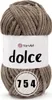YarnArt Dolce 754 – Superweiche Chenille Wolle, Beige-Grau, Produktbild-Vorschau 2