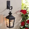 Wandlaterne Chateau Glas & Metall schwarz – Produktbild-Vorschau 7