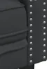 vidaXL Chesterfield-Sofa 3-Sitzer Schwarz Kunstleder Produktbild-Vorschau 7