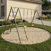 Kinderschaukel Set Deluxe mit Kletternetz und Leiter – Produktbild-Vorschau 7