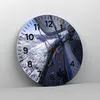 Wanduhr - Rund - Glasuhr - Boot Ozean Reise Yacht - 30x30cm Produktbild-Vorschau 4