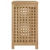vidaXL Kôš na bielizeň 50x35x60 cm Teakové masívne drevo Náhľad obrázku produktu 5