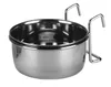 KERBL Edelstahlnapf Napf mit Halterung Trinkschale 600 ml Produktbild-Vorschau 1