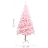 Albero di Natale artificiale con supporto Rosa 120 cm in Anteprima dell’immagine prodotto 8