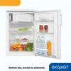 Exquisit Kühlschrank KS16-4-H-010E weiss | Nutzinhalt: 120 Produktbild-Vorschau 4
