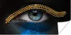 MuchoWow® Poster Frau - Augen - Make-up - Luxus - Gold Produktbild-Vorschau 1