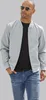 JOHN DEVIN Bomberjacke / Blouson mit Rippkragen grau Größe Produktbild-Vorschau 4