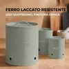 KOOK TIME Porta patate, cipolle e aglio, set da 3, rotondi, Anteprima dell’immagine prodotto 3