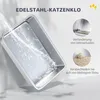 PawHut Katzenklo, Katzentoilette mit Deckel, Wanne aus Produktbild-Vorschau 4