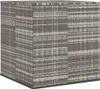 vidaXL Cuscino da giardino in rattan PE 100x97,5x104 cm Anteprima dell’immagine prodotto 5