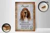 Holzschild Spruch 20x30cm Bassett Hund Schild Produktbild-Vorschau 3
