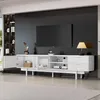 Merax TV Lowboard 200cm mit 2 Türen und 2 Schubladen, Produktbild-Vorschau 4