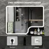 Puluomis koupelnové zrcadlo s osvětlením bez mlhy 80x60, s Náhled obrázku produktu 6