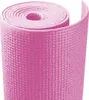 A close-up, rolled-up pink yoga mat. Náhľad obrázku produktu