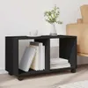 Skříňka na kolečkách černá 72 x 33 x 42,5 cm kompozitní Náhled obrázku produktu 3