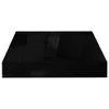vidaXL Étagère murale flottante noir brillant 23x23,5x3,8 Voir les images du produit 3