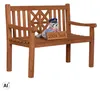 Gartenbank Sailor Teak 120 cm Massivholz natur wetterfest Produktbild-Vorschau 6
