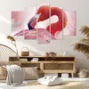 Bild auf Leinwand - Leinwandbild - 5 Teile - Flamingo Vogel Produktbild-Vorschau 7