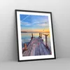 Gerahmtes Poster - Schwarzer Rahmen - See Natur Brücke Produktbild-Vorschau 8